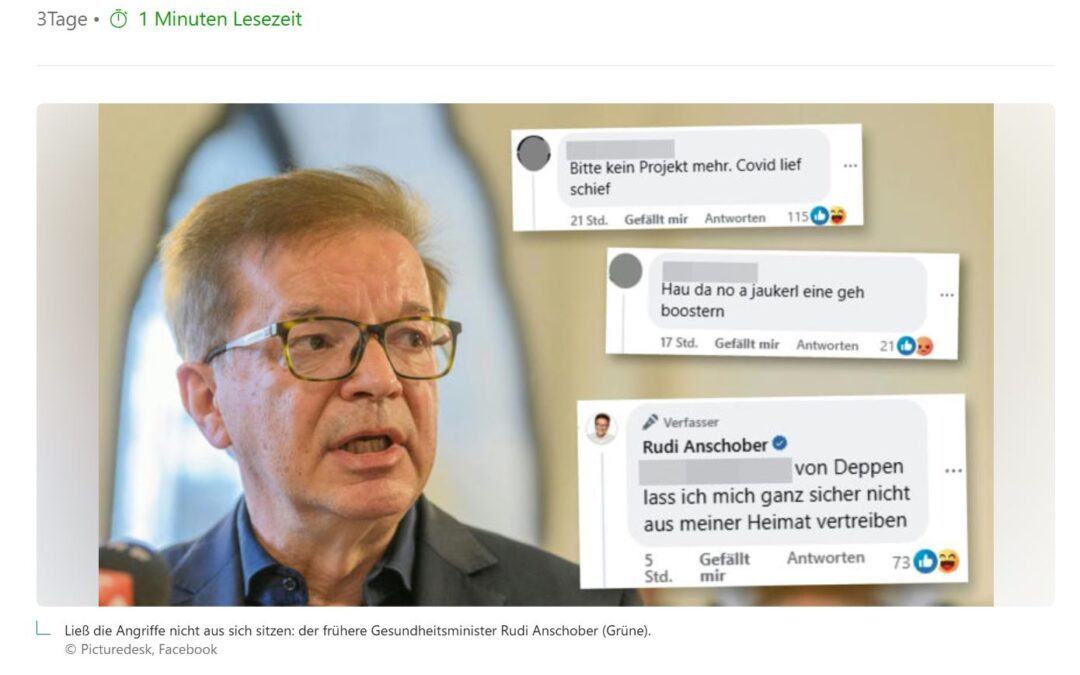 EX-Minister klagt über 700 Facebook-User! Bitte TEILEN!