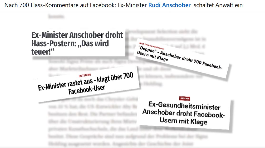 Rudi-Anschober-Opfer der User?